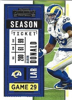 2020 Panini Contenders #53 Aaron Donald NM - Image 1 of 2