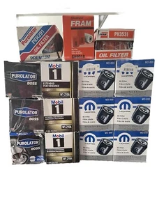 Engine Oil Filter Lot Mobil 1 M1-210A Mopar MO899 Purolator PBL24651 PER291 - Picture 1 of 1