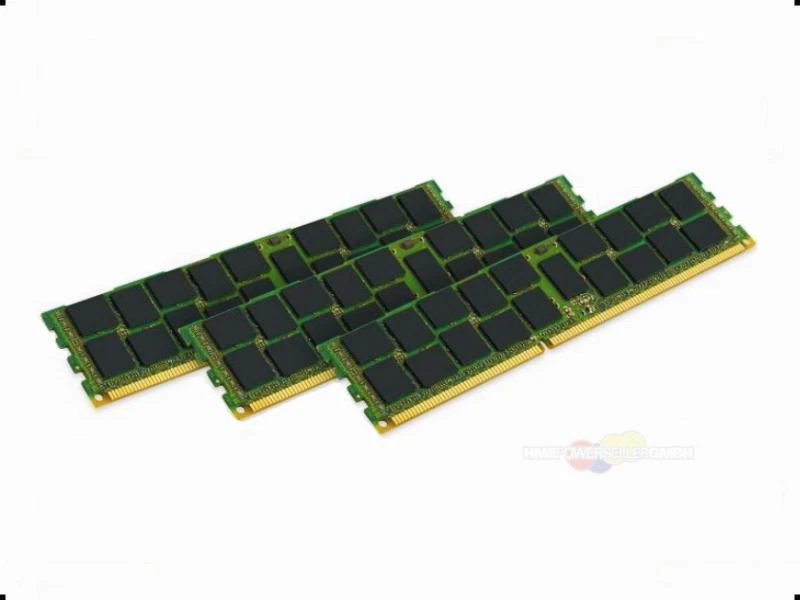 Ram DDR3 Speicher 1333MHz 3GB Kingston KVR1333D3S8R9SK3/3GI 3x 1GB Kit ECC Reg - Bild 1 von 1