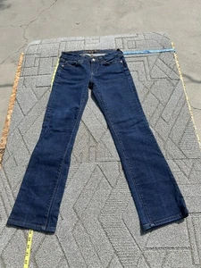 Hippie Jeans Damen Gr. 27 Blau Low Rise Bootcut Straight - Bild 1 von 10