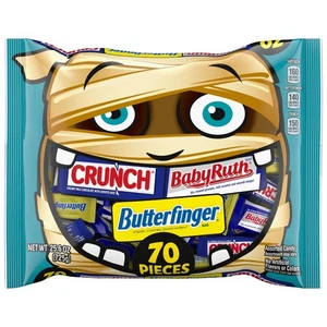 Butterfinger CRUNCH und Baby Ruth Fun Größe, verschiedene Schokoriegel ideal für Sh... - Bild 1 von 3