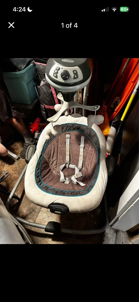 columpio bebé graco inalámbrico Foto 1 de 1