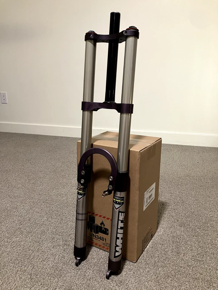 White Brothers Pro Forx DC118 DH - 复古下坡叉 — 第 1/4 张图片