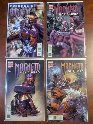 Magneto Not a Hero #1,2,3,4 #1 firmado por Skottie Young, 2012 en estado bastante bueno/casi nuevo Foto 1 de 4