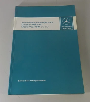 Workshop Manual Mercedes Benz R107 W124 W126 W201 Innovation from 1986 / 1987 - Bild 1 von 3