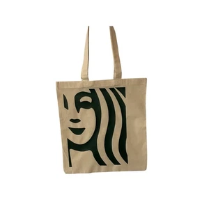 Bolsa de supermercado/mercado Starbucks - gran capacidad - muchos usos - 100 % algodón - Imagen 1 de 6