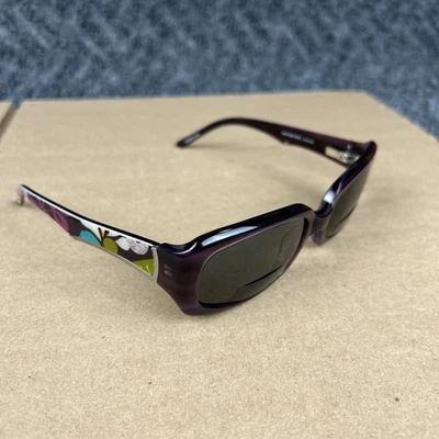 Apenas armações de óculos Vera Bradley VB Meredith Plum Crazy 52/19/130.   G142 - Imagem 1 de 4