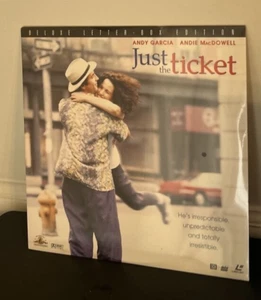 Laserdisc LD Just the ticket deluxe letter box factory Sealed New ANDY GARCIA - Picture 1 of 2
