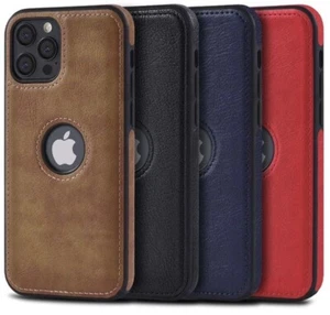 Stoßfeste schmale Lederhülle Cover für Apple iPhone 13/13 Pro Max/ - Bild 1 von 24