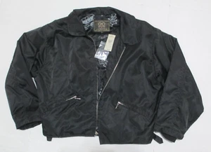 Chaqueta EXPRESS Mujer MOTO Talla S Negra Nylon Cremallera Recortada Nueva con Etiquetas $90 - Imagen 1 de 11