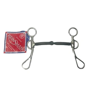 Reinsman 402-525 Snaffle argentin en fer doux lisse 7/16" - Photo 1/4