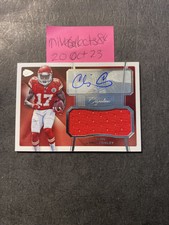2015 Donruss Signature Chris Conley Rookie Jersey Auto Autograph #465 Chiefs