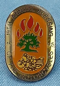 1995 19th Annual Blessing Of The Motorcycles Pin Brandneu - Bild 1 von 3