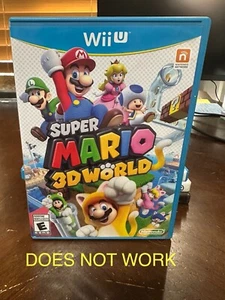 Super Mario 3D World (Nintendo Wii U, 2013) DOES NOT WORK - Picture 1 of 14