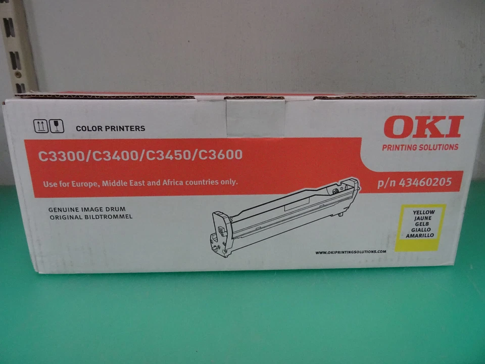 Original Oki 43460205 / Type C9 / Drum Kit Yellow in OVP - Bild 1 von 1