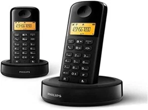 Philips D1602B Duo Wireless Festnetztelefone 4 cm Display Freisprechen Plug & Pl - Zdjęcie 1 z 3