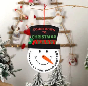 Kinder Weihnachten Countdown Adventskalender Schneemann 24 Day Geschenk Party UK - Bild 1 von 5