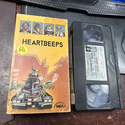 Heartbeeps VHS Rare HTF Scifi Comedy Andy Kaufman Original MCA Release - Image 1 of 3