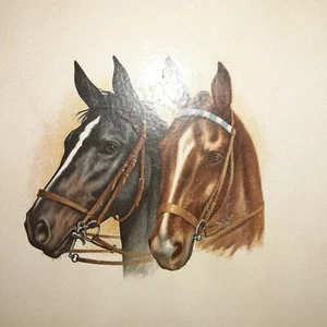 Caballos Azulejo Remache Decoración Amantes de los caballos, cabaña, decoración del país - Imagen 1 de 4