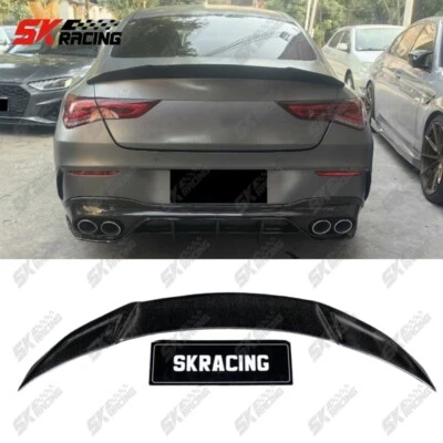 Alerón trasero de fibra de carbono/negro para Mercedes Benz CLA45 AMG W118 20+ Foto 1 de 4