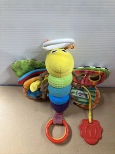 Lamaze Firefly Butterfly Infant Baby Stroller Rattle Crinkle Hang Toy Teether - Picture 1 of 9