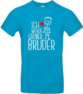 Kinder T-Shirt "Ich Werde Großer Bruder 2026" - Süßes Geschenk Für Werdende Große Brüder