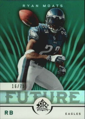 2005 Reflections Green #208 Ryan Moats /75 - NM-MT - Image 1 of 2