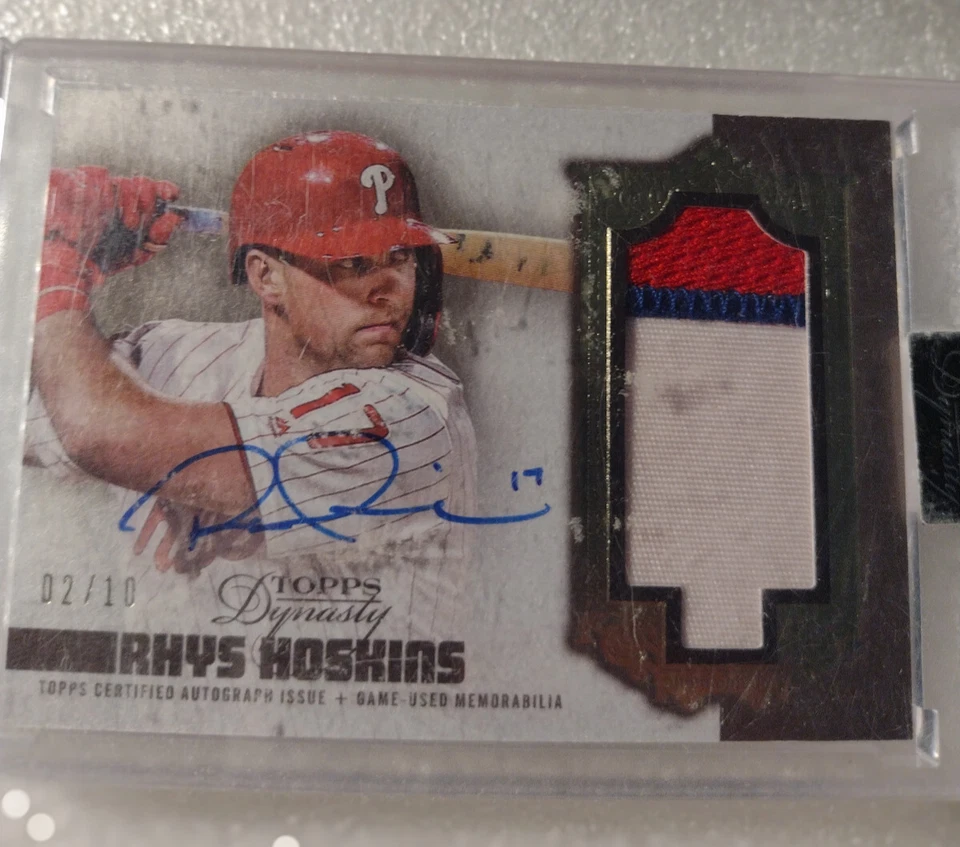 2019 Topps dynasty Rhys hoskins 2/10 - Image 1 of 1