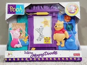 VINTAGE DISNEY WINNIE THE POOH FISHER PRICE TALKING MAGNA DOODLE NIB 1999 - Picture 1 of 12