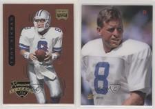1996 Playoff Contenders Leather Troy Aikman #8 HOF