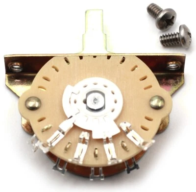 1x Interruptor de hoja de 5 vías Oak Grigsby para Stratocaster con tornillos de montaje Foto 1 de 4