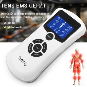 Tragbares Tens Gerät Reizstromgerät Muskel Massage Stimulator Schmerzlinderung - Bild 1 von 10