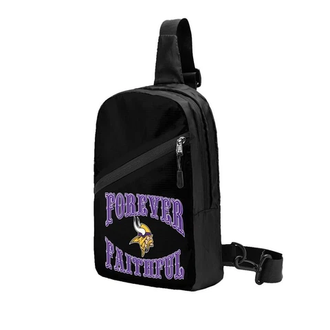 Forever Faithful Minnesota Vikings Chest Package Folding Cross-body Chest Bag Cover