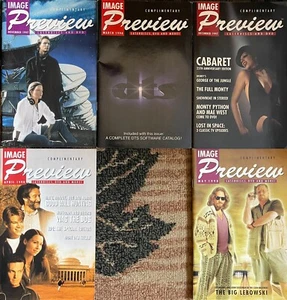Image Laserdisc Preview Magazines Lot of 5 - Image Preview Brochures - Ephemera - Picture 1 of 1