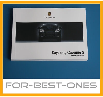 Nuovo Italiano Porsche Cayenne 955 9PA manuale Libretto di uso manutenzione - Immagine 1 di 2