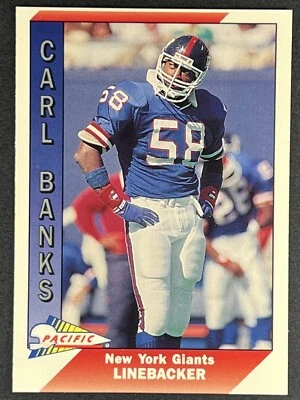 Carl Banks #340 1991 Pacific New York Giants - Image 1 of 2