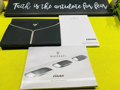 💥 2018 2019 Maserati Ghibli S Q4 manual del propietario Q4 base AWD 💥 (envío rápido) 💥💥 Foto 1 de 4