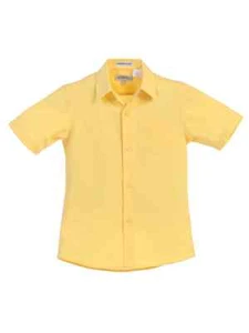 Kid's Boy's Formal Wedding Oxford Dress Shirt Short Sleeve 1 Pcs Solid # DS-85S - Picture 1 of 38