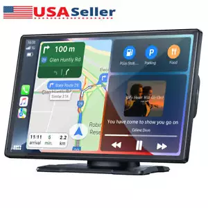 9" Wireless Car Stereo GPS Navigation w/ Apple Carplay & Android Auto Receivers - Picture 1 of 12