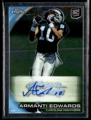 L5,835 - 2010 Topps Chrome Rookie Autographs #C136 Armanti Edwards - Image 1 of 2