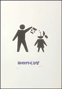 BANKSY * Untitled * 50x35 cm * Lithografie * limitiert # 17/250 - Picture 1 of 6