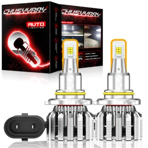 9005 HB3 LED Headlight Bulbs 65 Watt 6000K Xenon White High Beam Bright White - Picture 1 of 11