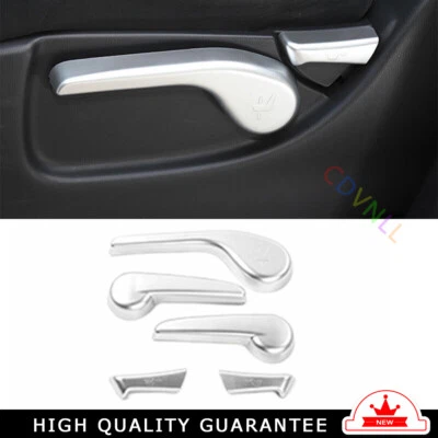 Cubierta de botón de ajuste de asiento apta para Nissan Armada Y62 2017-20 plata mate Foto 1 de 4