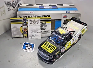 2021 John Hunter Nemechek Romco Texas Win 1/24 Action NASCAR Diecast Autographed - Picture 1 of 2