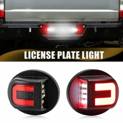For Ford F150 F250 F350 LED License Plate Light Tag Lamp Assembly Replacement 2x - Image 1 of 4