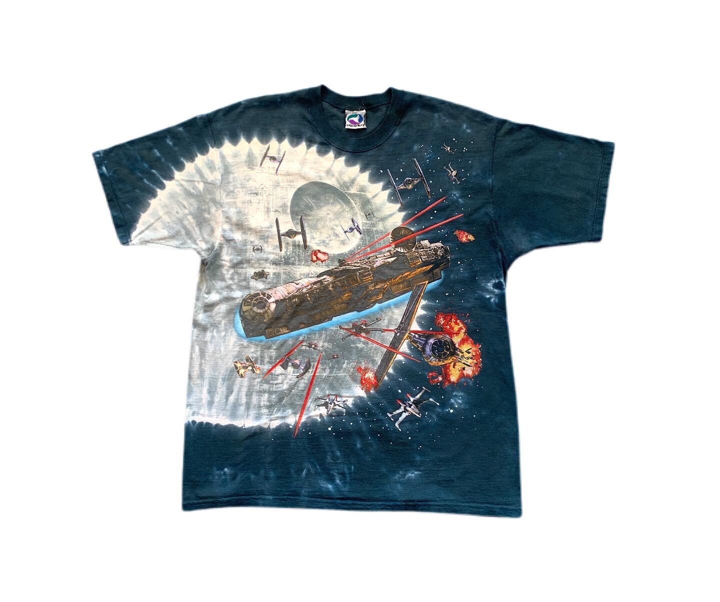 希少 L 90's LIQUID BLUE STAR WARS Tシャツ Tシャツ | challengesnews.com