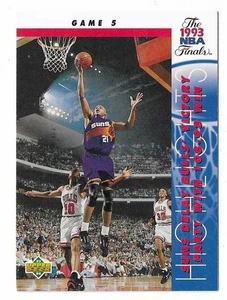 1993-94 Upper Deck Basketball Richard Dumas NBA Finals Card #202 Phoenix Suns - Bild 1 von 4