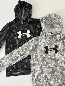 Under Armour Camo Pullover Hoodie 2 PACK Lightweight Boys Youth XLarge NWT - Picture 1 of 7