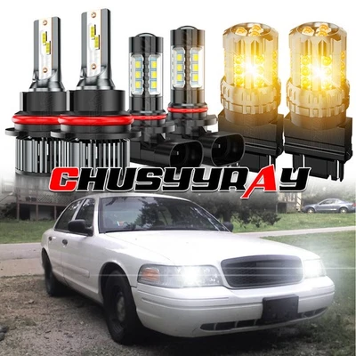 Kit de intermitentes de luz antiniebla LED Hi-Lo Fit Ford Crown Victoria 2002-2005 Foto 1 de 4