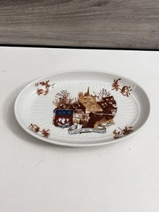 Limoge Ceramic Dish FLUCTUAT NEC MERGITUR Paris France Motto 5” X 3.5” - Picture 1 of 4